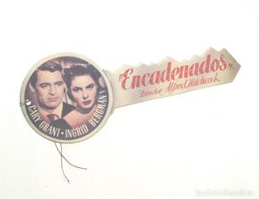 Cine: Encadenados Programa Cine Troquelado de Alfred Hitchcook, Gary Grant, Ingrid Bergman